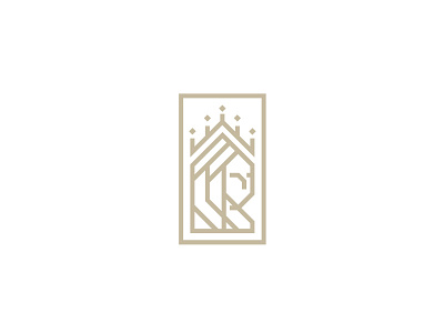 Reyna / Royal + R geometric geometry icon illustration insignia letter line logo mark mexico minimal queen r reyna royal symbol