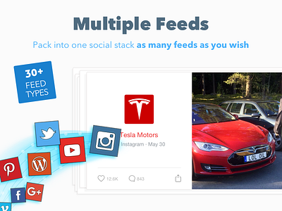 Social Stacks for WordPress Promo Banner #1