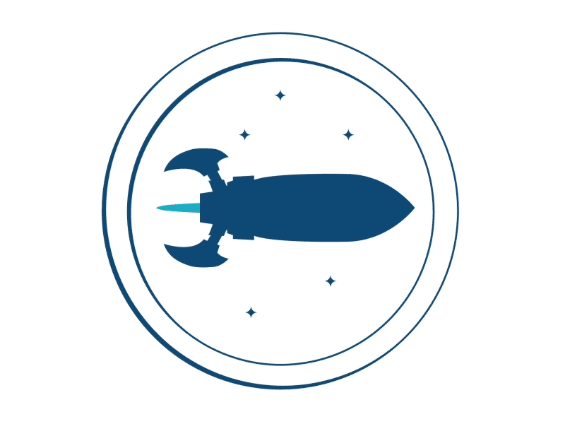 Rocket SVG Animation animation code code only css gif inline launch no raster rocket space svg