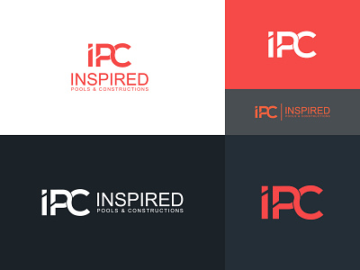 IPC creative logo design branding clean design dribble shot font design graphic design icon logo minimal typogaphy
