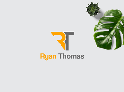 Ryan Thomas logo design RT bold brand brand design branding clean creative design crtea design dribble shot font design graphic design icon logo minimal motion graphics