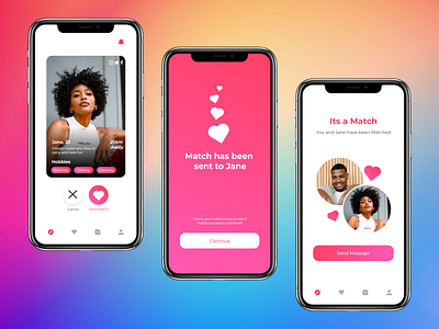 Matchme - Dating App design figma pro productdesign ui ux