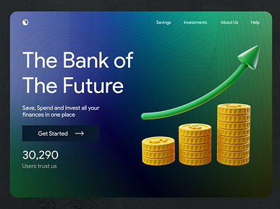 Banking Website banking design figma finance fintech productdesign ui userinterface ux website