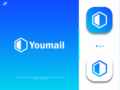 Youmail - Logo design branding design graphic design logo vector