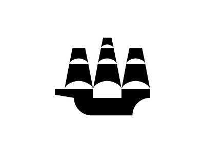 Logo for an Israeli based B2B e-commerce development agency. 🚢 b2b b2bbranding ecommerceagency graphicdesign israeligraphicdesign minimal peltanbrosz pirates sailboatlogo ship shipillustration shiplogo tradingbrand