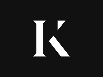 K - Custom type by Peltan-Brosz on Dribbble