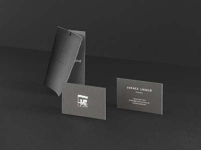 Business card and Hangtag for Lukacs Laszlo Vienna