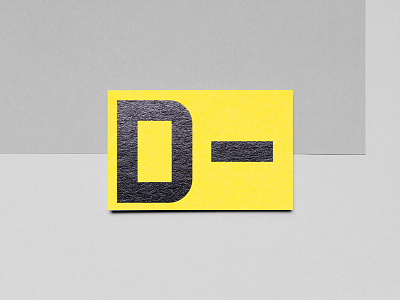 D-tector business card black detector hungary industrial metal minimal security yellow