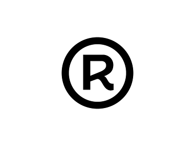 Peltan-Brosz Logo circle letter logo mark r registred round studio trade