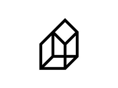 The Glasshouse architecture branding construction corporate design geometric identity illustration interiordesign isometric design logo symbol transparency visualidentity