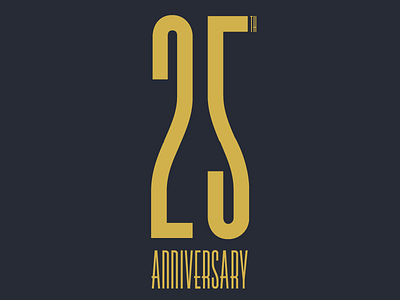 25th Anniversary anniversary logo