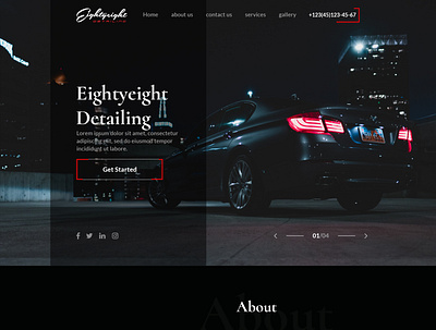 Eightyeight Detailing auto auto cars automotion automotive branding cars contact us exotic cars ferrari gallary graphic design industries manufacture modern motion graphics seel modern services theme ui