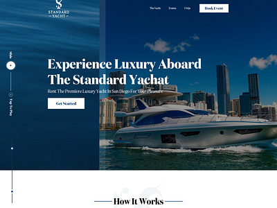 Standard Yacht 5 stars branding creatives finishing graphic design hard work header interior lux mind blowing modern new design services ship sleek modern standard yacht tetimonals web design webesite yacht