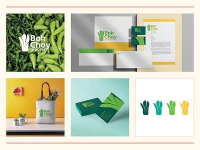 Bok Choy | Identity, Stationery branding business card identity logo stationery typography wordmark