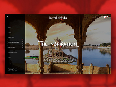 Incredible India - UI ui ui ux