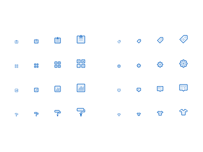 Icons. 12px 16px 24px 32px icon icons set