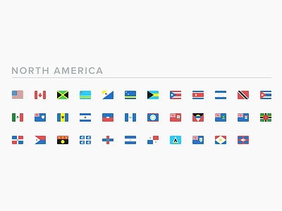 SEOshop Flags: North America america canada flag flags icons mexico north seoshop set usa