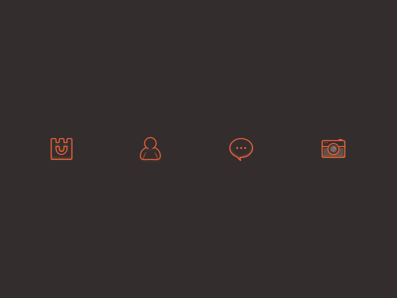 Camarilla icons camera comments profile icon tabbar icondesign icons