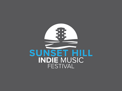 Sunset Hill Community Club Indie Music logo music sunset