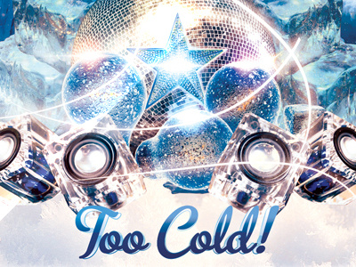 Ice Ice Party Flyer -PSD-