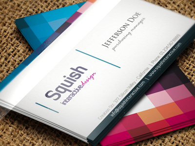 Mosaic Business Card -PSD-