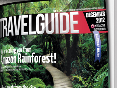 Travel Guide Magazine Cover -PSD-