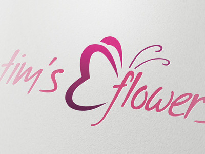 Flower - Florist Logo Template -PSD