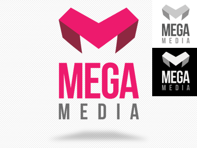 Mega Media Logo Template -Psd