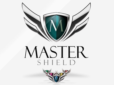 Master Shield Logo Template army auto badge car coat of arms company crest defence elegant emblem gothic heraldic knight logo logotype m letter master maximum medal power protect royalty secure shield sign software sport symbol variable virus