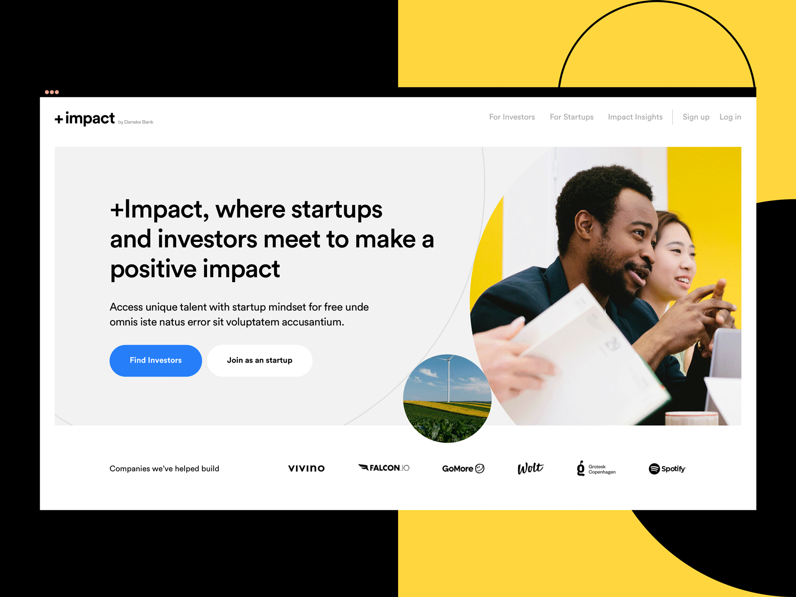 PlusImpact - Hero Exploration animation branding colors design impact product design report typography ui ui design user experience user interface ux web web design website