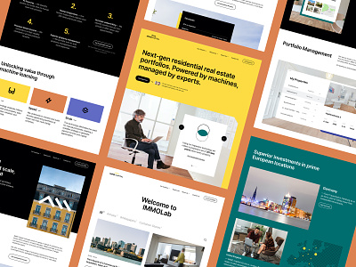 Immo Capital - Website Layouts