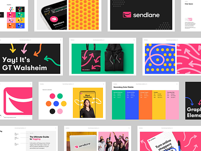 Sendlane - Visual Identity agency animation b2b brand development brand strategy branding colors discovery email marketing graphic design guidelines icon illustrations logo logotype patterns saas stickers typography visual identitiy