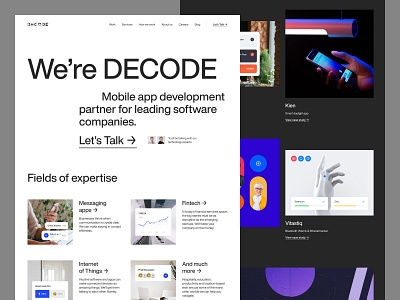 Decode - Homepage By Filip Justić For Balkan Brothers On Dribbble