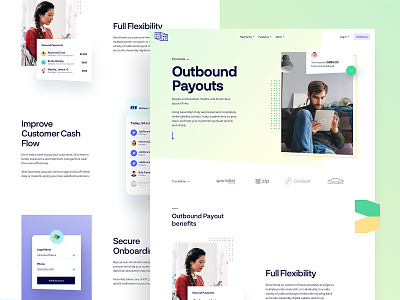 Assembly Payments - Outbound Payouts app branding colors dashboard design experience gradient graphic interface lander landing payment style guide typography ui user ux web website