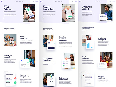 Assembly Payments - Feature Pages app business clean colors design experience interface lander landing modern page product shadows style guide typography ui user ux web website