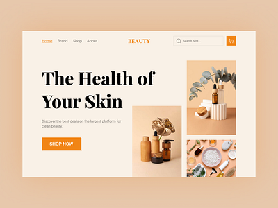 Beauty Product Website Design