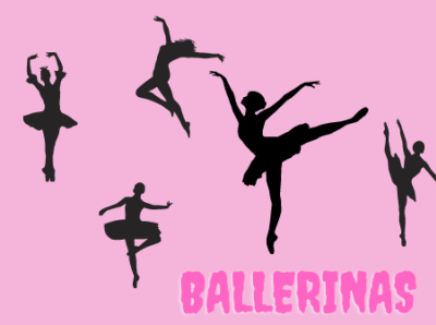 Ballerina desktop wallpaper arts design illustration