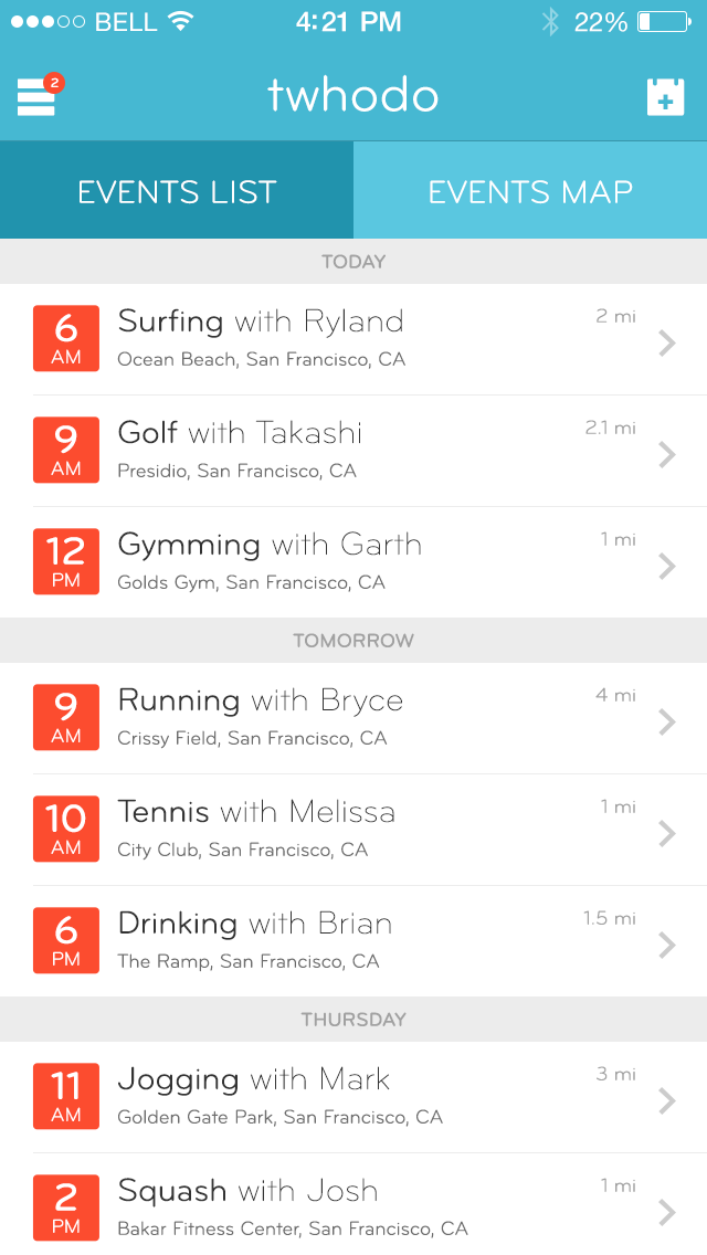 Dribbble EventsListView4in.png by Mitchell Geere