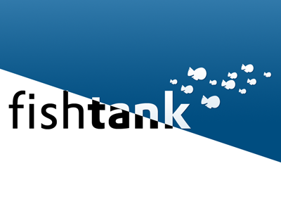 Fishtank Logo branding fish logo tank water