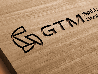 GTM Logo Mockup artsandcrafts branding design logo logo design logomockup woodworking