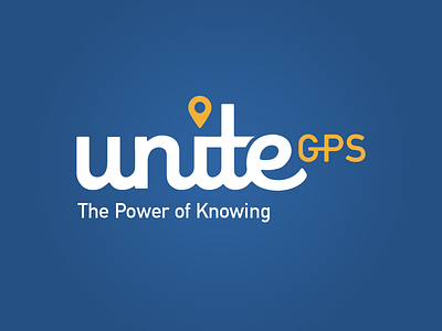 Logo Concept bus gps logo map school track unite