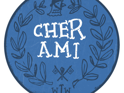 Cher ami badge cher ami french hero ivy lost battalion pigeon seal signal corp war ww1