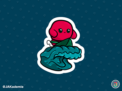 eve surfing cute cuteart cuteartstyle cuteartwork cuteillustration design emote funart funartwork illustration logo ocean surfing