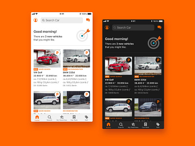 Home Feed app automotive cars ecommerce feed frontpage home screen ios mobile mobile app mobile design mobile ui product design ui
