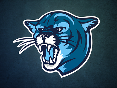 Centennial Cougars cougar football illustration logo mascot mountain lion puma sports
