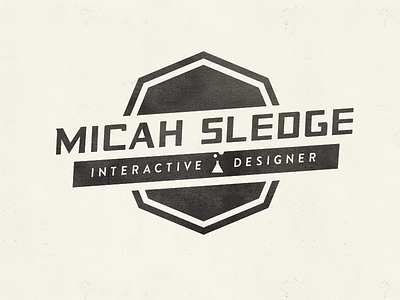 Micah Sledge Logo brandon grotesque custom type identity logo