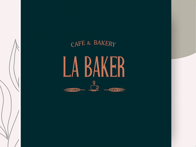 Logo proposal for a concept cafe & akery