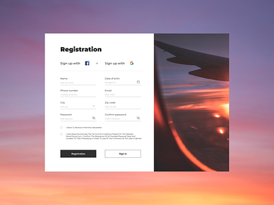 DailyUi001 dailyui design sign up ui ux web