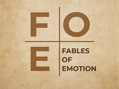 Fables Of Emotion branding graphic design logo