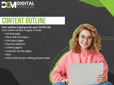 content outline digital marketing email marketing facebook marketing seo social media